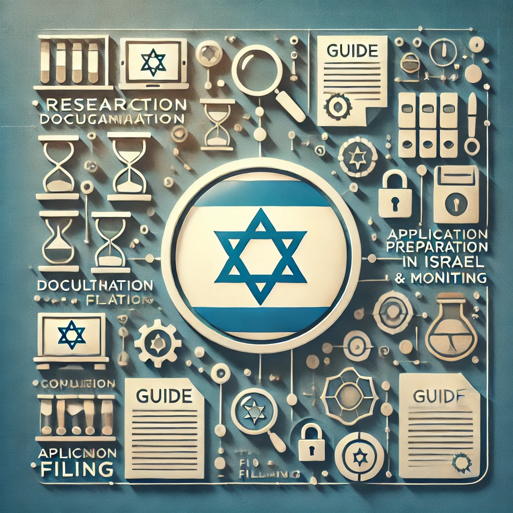 DALLE_2024-07-22_22_32_35_-_A_modern_style_image_for_a_blog_post_titled__Guide__How_to_Register_a_Patent_in_Israel___The_image_should_include_symbols_or_icons_representing_resear.webp