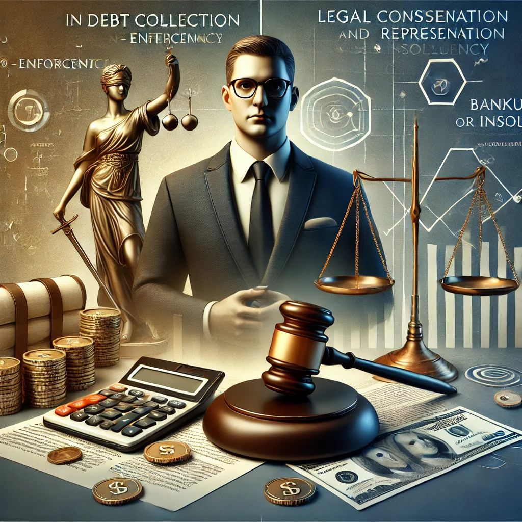 DALLE_2024-09-20_16_42_07_-_A_realistic_and_3D-style_illustration_designed_to_represent_two_legal_services__1__Legal_representation_in_debt_collection__enforcement_cases__and_2__.webp